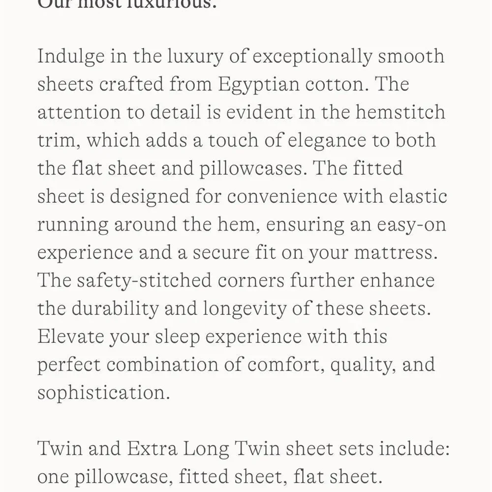 Land's End 700 Thread Count Egyptian Cotton Sheets Blue Pewter No Iron Cal King